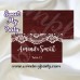Rustic Wedding Place card,Lace wood wedding seating card,(017w)